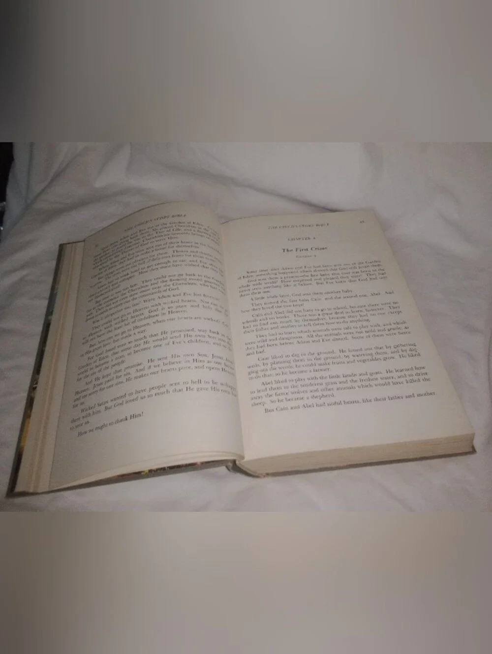 Vintage The Child's Story Bible 1949 Book by Catherine F Vos Religion Christian